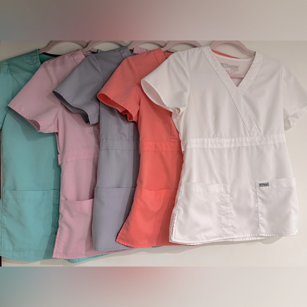 Greys Anatomy scrub top lot
